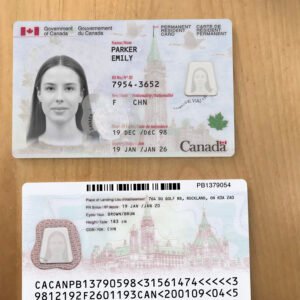 Canada Permanent Resident (PR) Card PSD Template