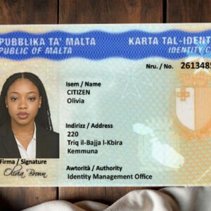 Malta ID Template In PSD Format - Fully Editable