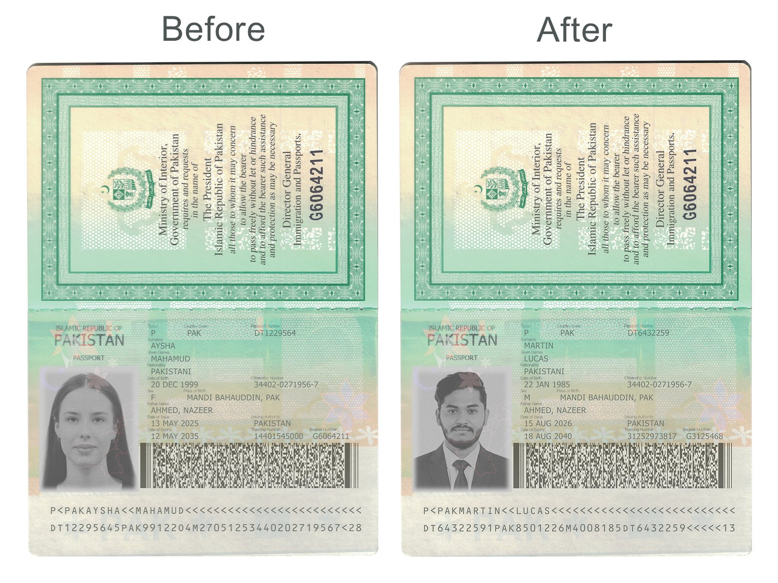Pakistan Passport PSD Template – High Quality 2026