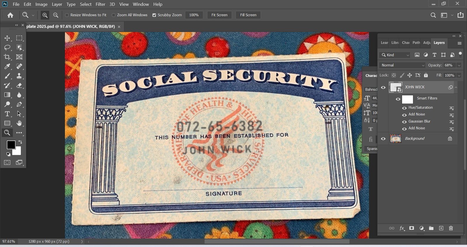 SSN PSD Template 2026 – 100% Premium Editable Design