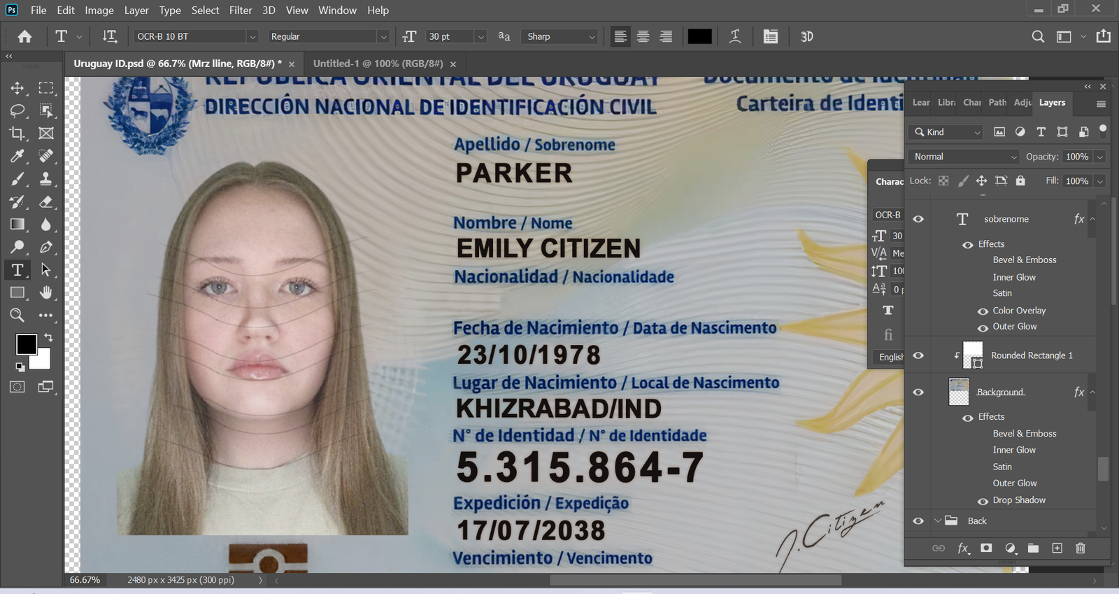 Uruguay ID 2026 – 100% Original & High Quality