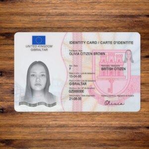 UK New ID Card PSD Template 2026 High Quality