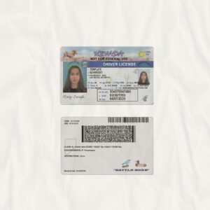 USA Nevada Driver License PSD Template - High Quality