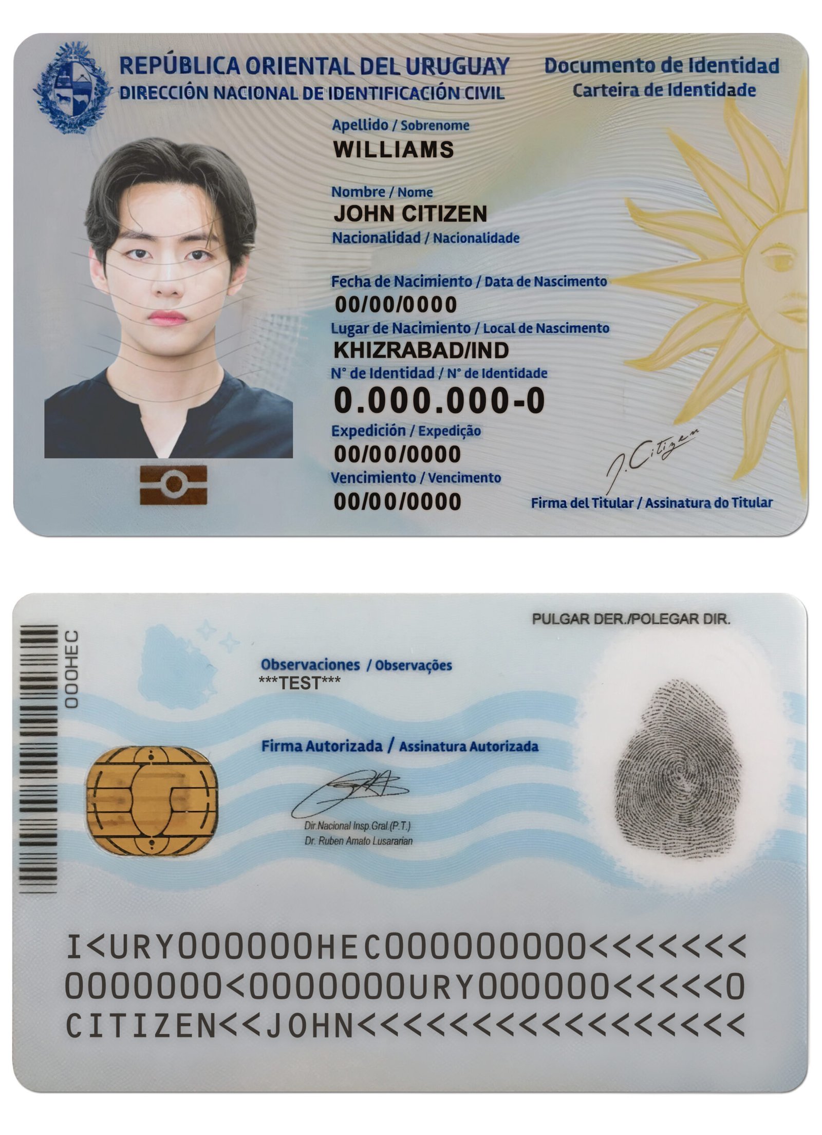 Uruguay ID 2026 – 100% Original & High Quality