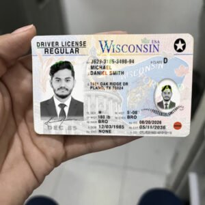 Wisconsin Driver License PSD Template High Quality - 2026