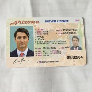 Arizona Driver License Template 2026 High Quality