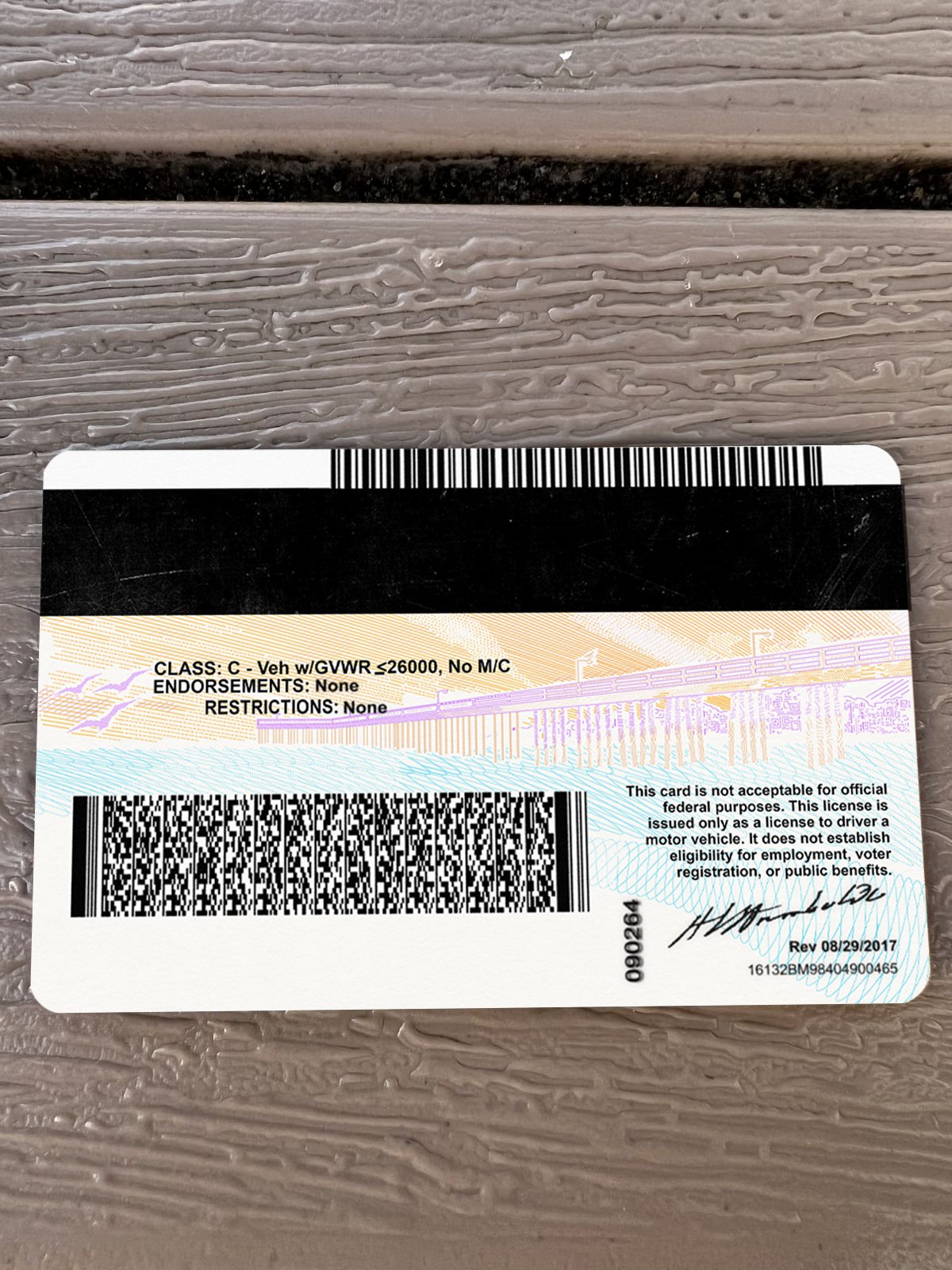 California Driver License Template 2026 High Quality