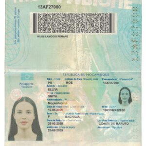 Mozambique Passport PSD Template – High Quality 2026