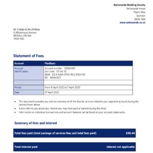 Nationwide Statement PDF Download