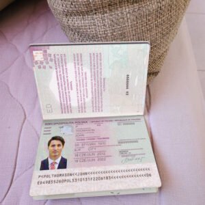 Poland Passport PSD Template High Quality Version 2