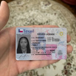 Texas DL Template NEW 2026 High Quality