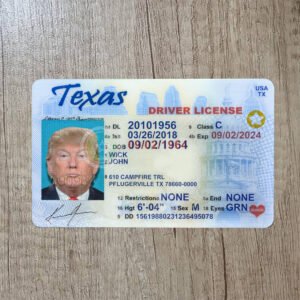 Texas DL Template OLD Version High Quality