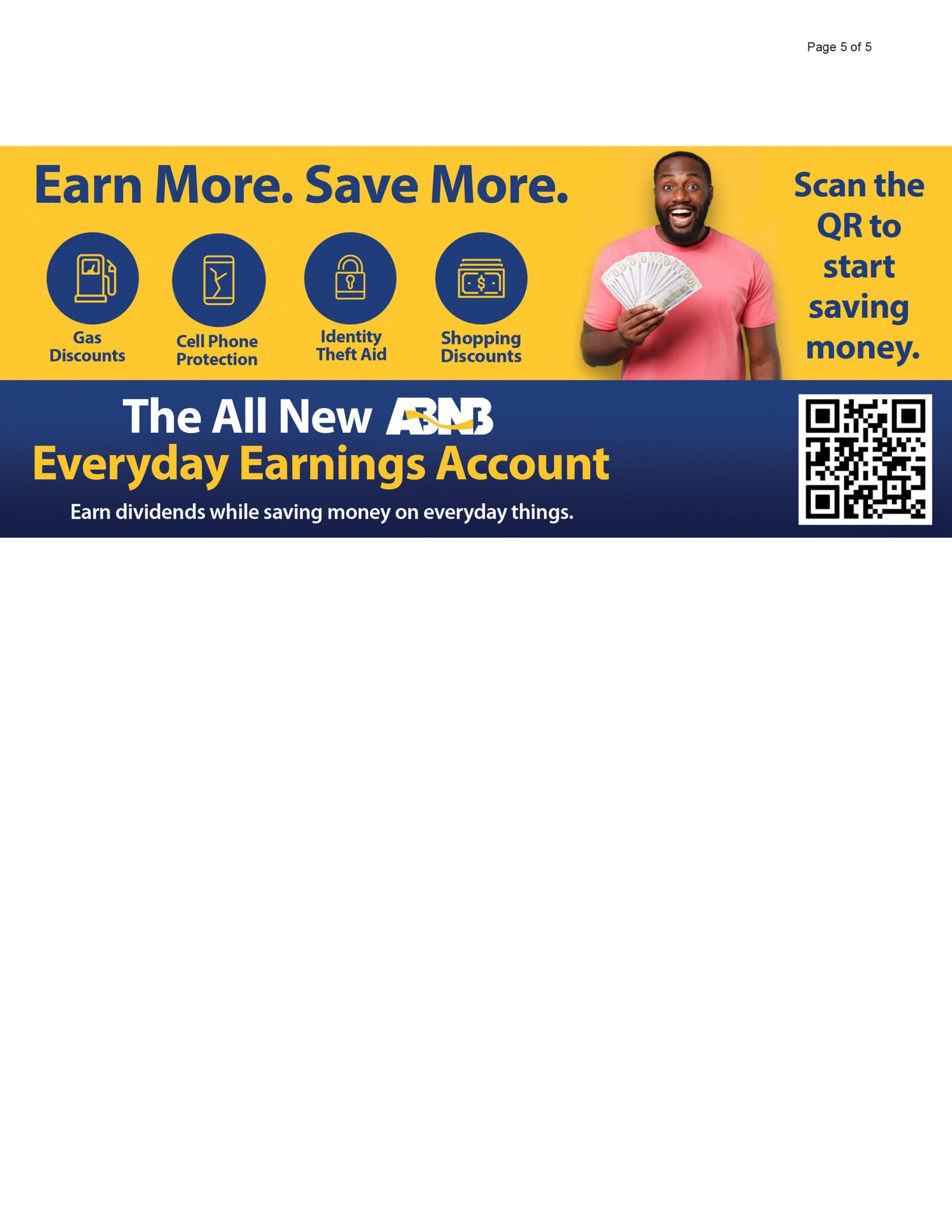 USA ABNG Business Bank Statement PDF Download