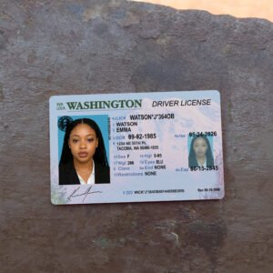 Washington Driver License OLD Version High Quality