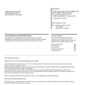 Wells Fargo Bank Statement PDF Download