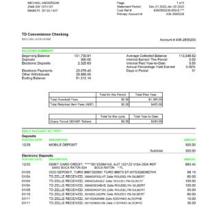 How to Download TD Bank Statement