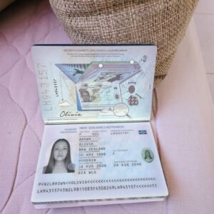 New Zealand Passport PSD Template - High Quality