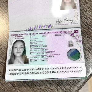 UK Passport PSD Template – High Quality 2026