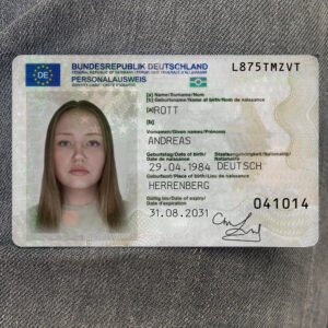 Germany ID Card 2021 High Quality